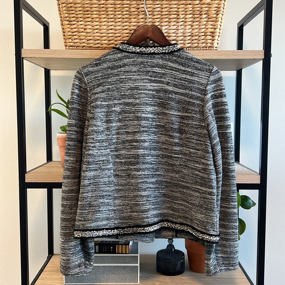 Talbots Structured French Terry Open Front Knit B… - image 5